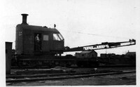 Browning steam powered crane
