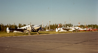 Beach Arial Survey Aircraft on Flin Flon Runway 1965