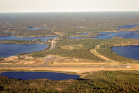 Flin Flon Airport From the Air 1965