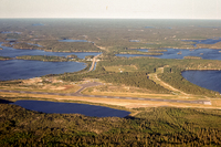 Flin Flon Airport From the Air 1965