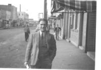 John Kines on Main St. Circa 1943