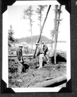 Lefkowitch.(Allison) working on North Star Shaft 1950