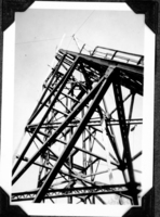 Construction of North Star Mine Head Frame 1950