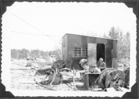 Hoist machinery and room at Don Jon Mine 1952