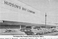 The Hudson Bay Company Store during the 1960's