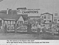 The 1951 winners of the Nipawin "Auto Spiel"