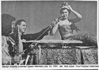 Marilyn Keddie crowned Queeen Mermaid 