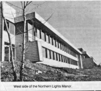 West side of the Northern Lights Manor