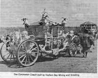 The Coronation Coach built by Hudson Bay Mining and Smelting
