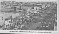 The Rex Theatre on Flin Flon's Main Street 