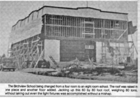 The Birchview School being changed from a four room to an eight room school