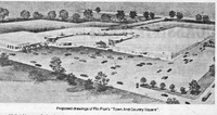 Proposed drawing of Flin Flon's Town and Country Square