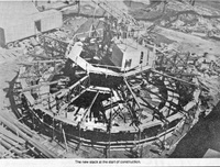 The New high stack at the start of construction