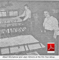 Youth Days , Albert Michalkow and Jean Simons at the Flin Flon Miner 1945