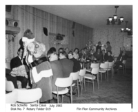 Don Schefele as Santa Claus, location not known C 1983