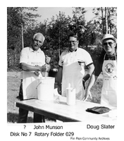 L-R Bob Munro; John Munson; Murray Davidson