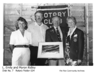 L-R Emily and Myron Ridley