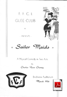 1956 March Program "Sailor Maids"
