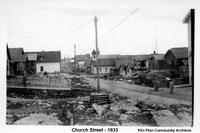 Church Street Looking North 1933 