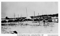 The Old Drug Store and Camp - Looking South West - 1927