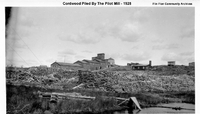 Cordwood Piled By The Pilot Mill - 1928