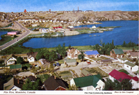 Flin Flon over Ross Lake....