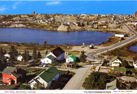 Flin Flon over Ross Lake....