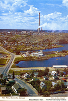 Flin Flon over Ross Lake....