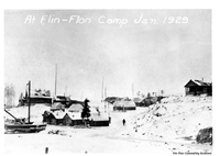 Flin Flon Camp-January 1929 Post Card