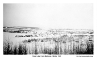 Ross Lake From Belleview - Winter of 1929