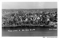 Ross Lake and 84 Subdivision (Postcard) 1050's