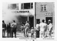 Fruit And Produce Fire- July 8, 1959