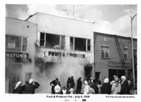 Fruit And Produce Fire- July 8, 1959