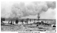 Forest Fire West of Flin Flon - August 1929