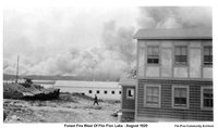  Forest Fire West of Flin Flon - August 1929