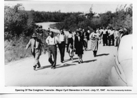 Opening Of The Creighton Town Site