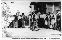 Opening of the Creighton Townsite......
