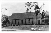 Anglican Church The Pas Manitoba Postcard