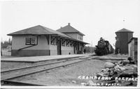 C.N.R. Station Cranberry Portage Manitoba 