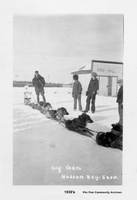 Dog Team-Hudson Bay- Saskatchewan - 1930's