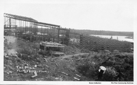 HBM&S Mill Under Construction (C 1928/29) Postcard
