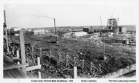 Construction of HBM&S North Main Headframe 1929