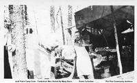 Jack Flock Camp Cook-Cook Shack Was Visited By Many Bears C 1929