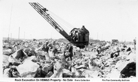 Browning Crane - Rock Excavation On HBM&S Property No Date (Likely C 1929)