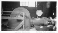 Pump Installatin- ( May Be One Of The Pumps Used To Drain The Lake 1929/30)
