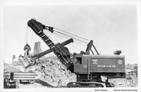 Marion Electric Shovel- Postcard - Early thirites