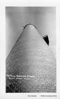 The Zinc Roaster Stack - Flin Flon - Postcard - Early Thirties