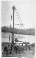 "Churn Dril" - Postcard - Flin Flon - Early Thirties