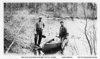 Harry Ennis and Sedley Clark Near Flin Flon (C 1928é29)