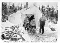 L-R Murphy, Harry Ennis and J. Priest- No Date, No Location